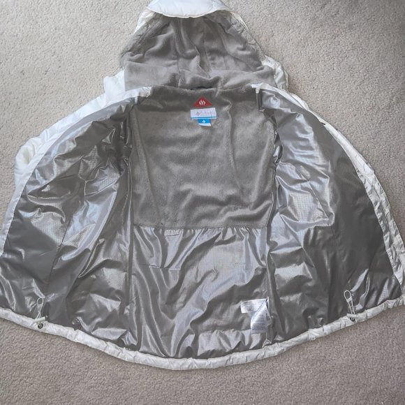 Columbia White Winter Coat Jacket - Picture 2 of 6